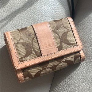 coach monogram wallet